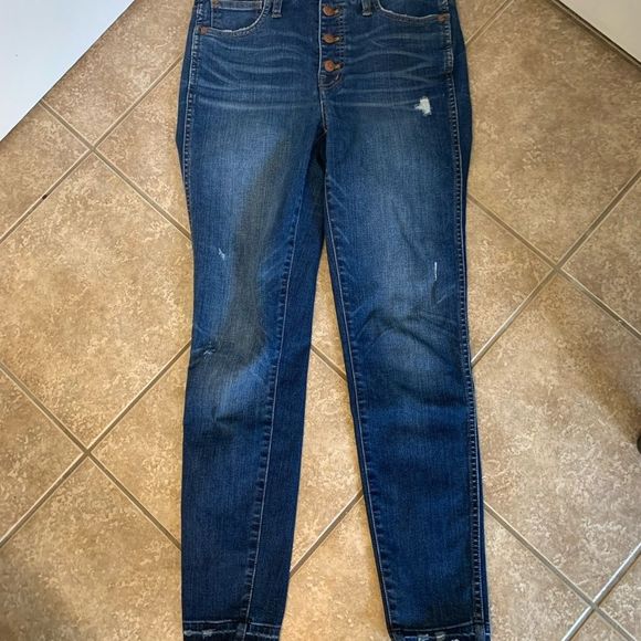 Madewell 10” High-Rise Skinny Jeans: Drop Hem Edition! ❤️ - Picture 7 of 10